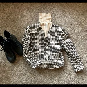 Vintage 80’s cropped button down blazer Sz 2.